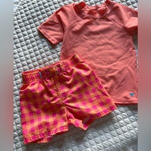 Kids Swim Set - Pink and Orange